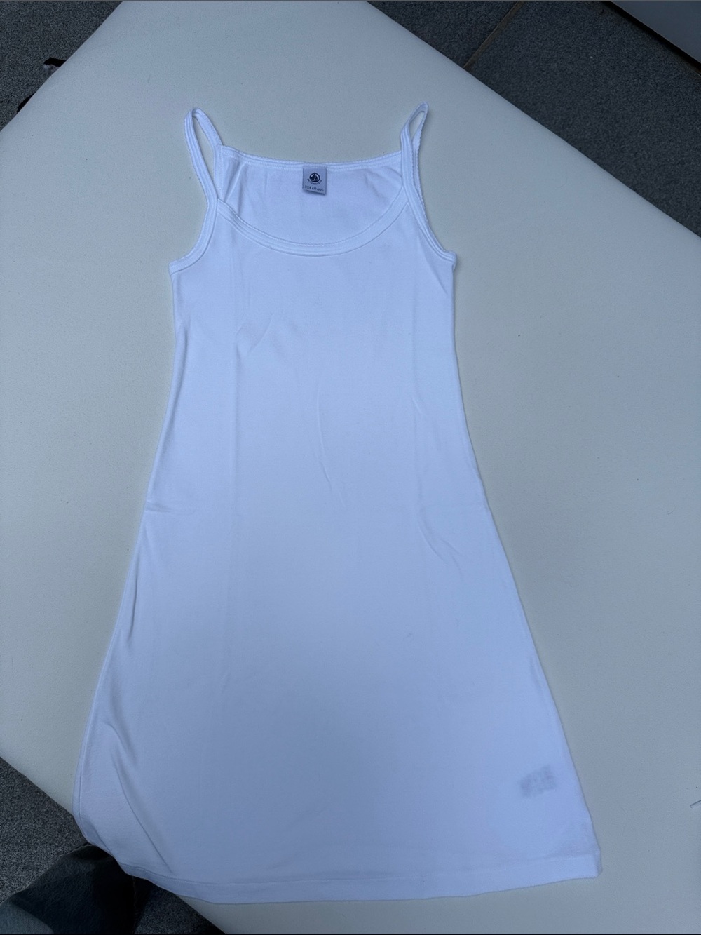 Women's White Slip Dress Tank by